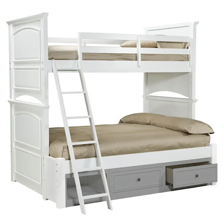 Classic Twin-over-Full Size Bunk Bed